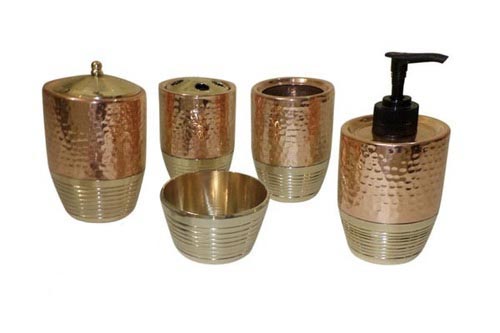 Copper - Brass Bathroom Set